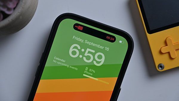 ضبط صدا با استفاده از Voice Memos در آیفون ۱۴ پرو