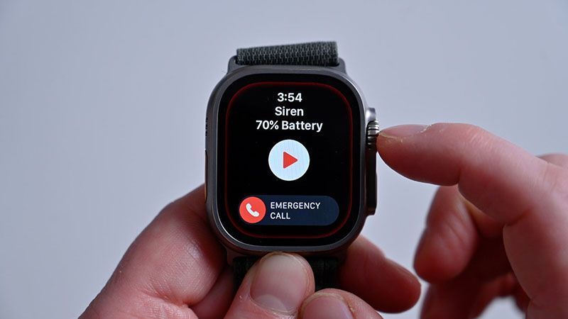 اپلیکیشن Siren روی اپل واچ اولترا