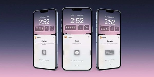 ویجت‌های اپلیکیشن Overcast