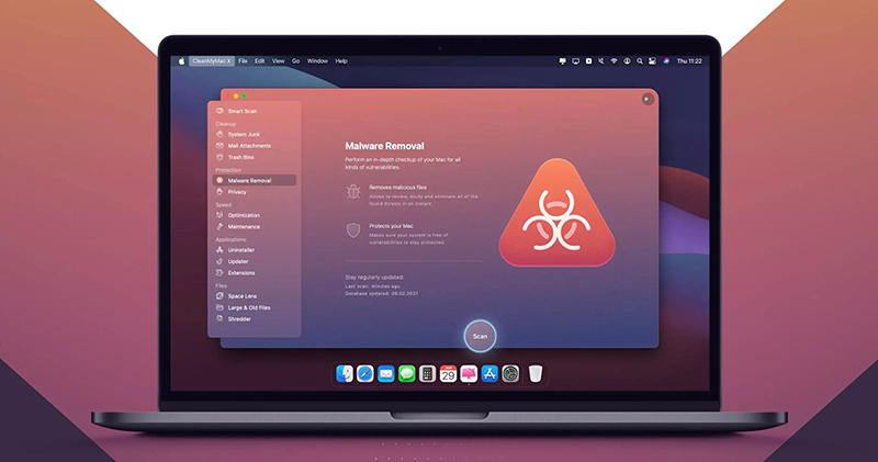 محیط نرم‌افزار CleanMyMacX