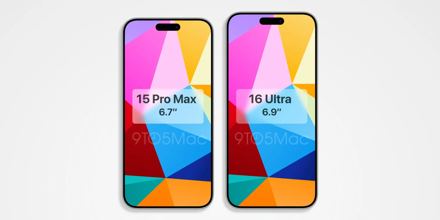 آیفون ۱۵ پرو مکس در کنار iPhone 16 Ultra