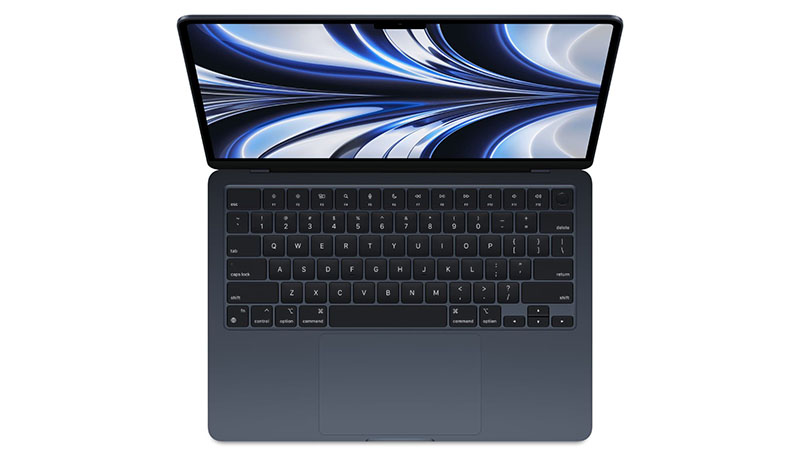 MacBook Air ۱۵ اینچی از نمای بالا