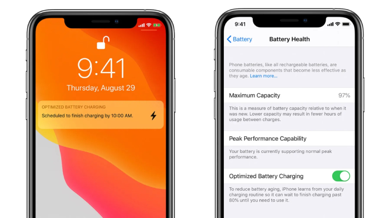 ویژگی Optimized Battery Charging