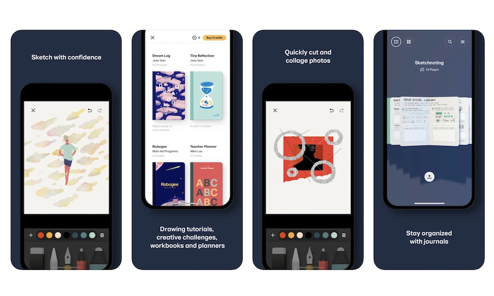 محیط اپلیکیشن Paper