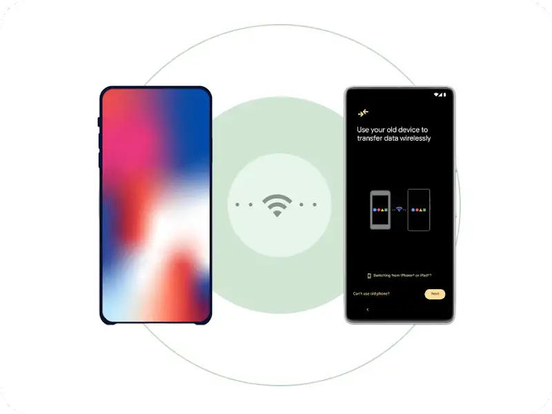 انتقال اطلاعات از آیفون به اندروید به روش بی‌سیم با Switch To Android