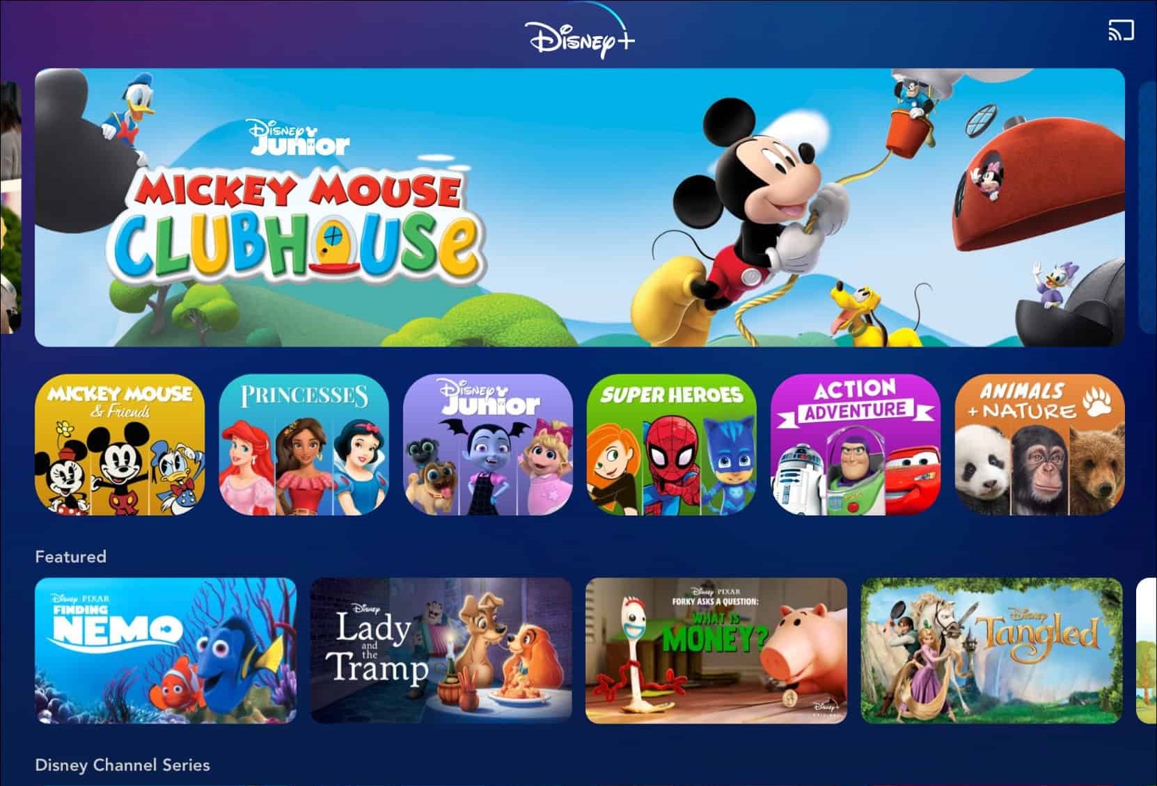 حالت Kids در Disney Plus