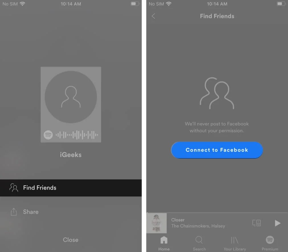 ترفندهای Spotify - گوش دادن به موسیقی دوستان