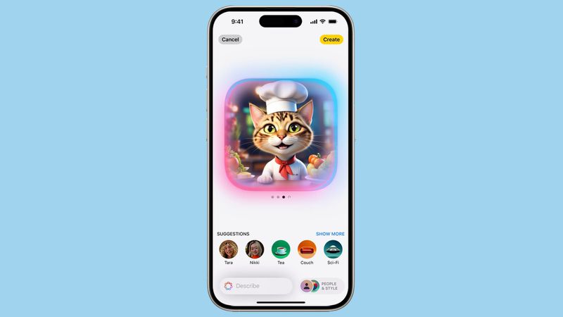قابلیت Image Playground در iOS 18