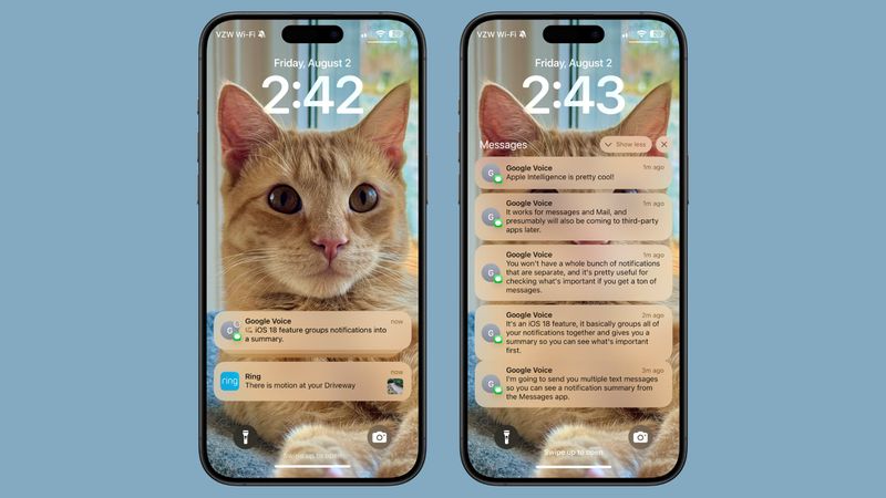 خلاصه‌ای از نوتیفیکیشن‌های iMessage در آی او اس ۱۸