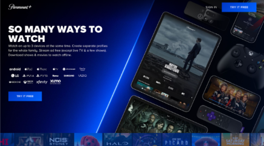 مقایسه سازگاری دستگاه‌ها در دو پلتفرم Peacock و Paramount Plus