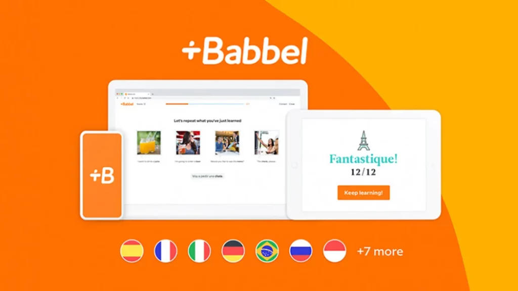 پلتفرم آموزش زبان Babbel