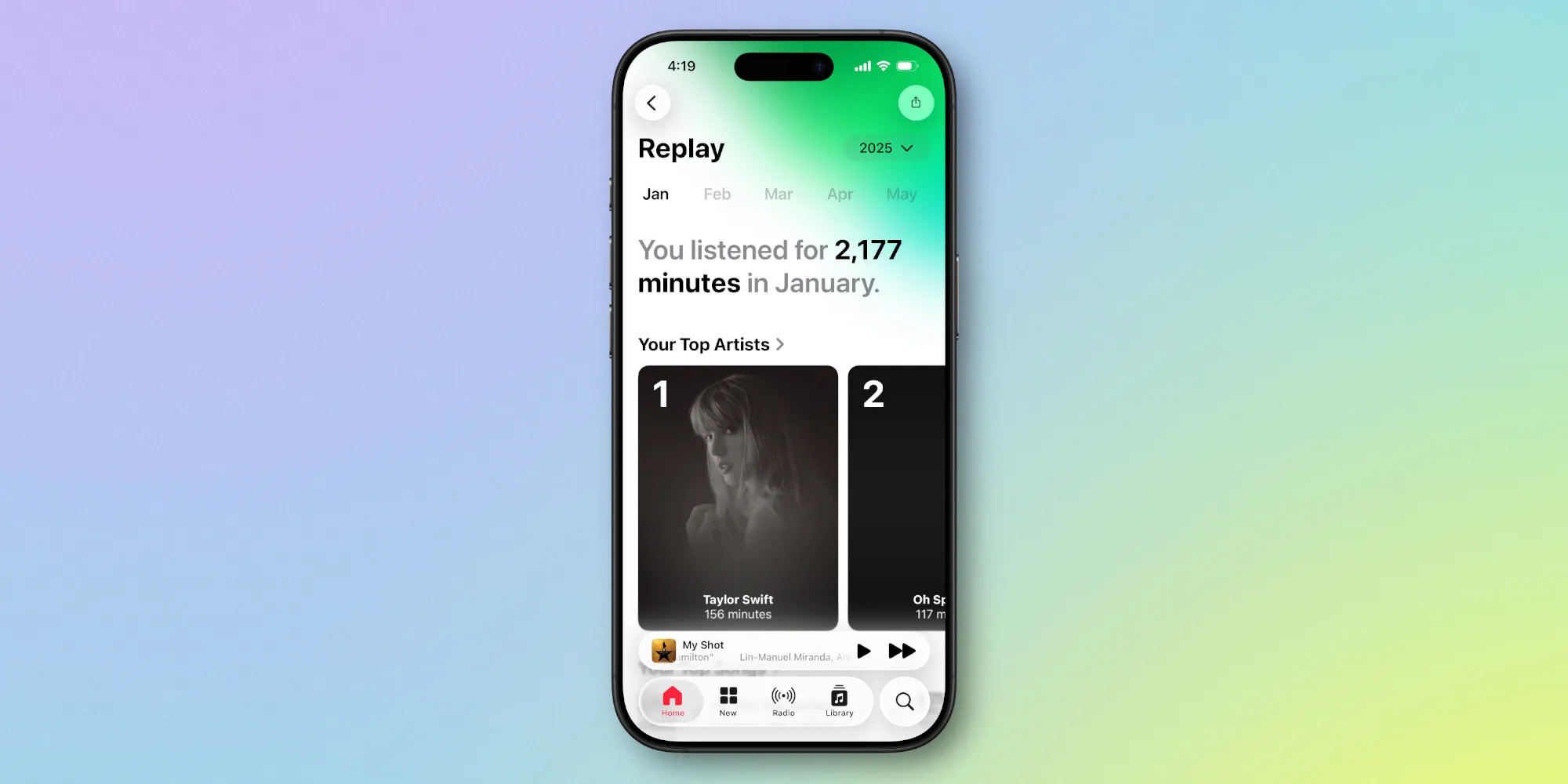 اضافه شدن قابلیت Apple Music Replay