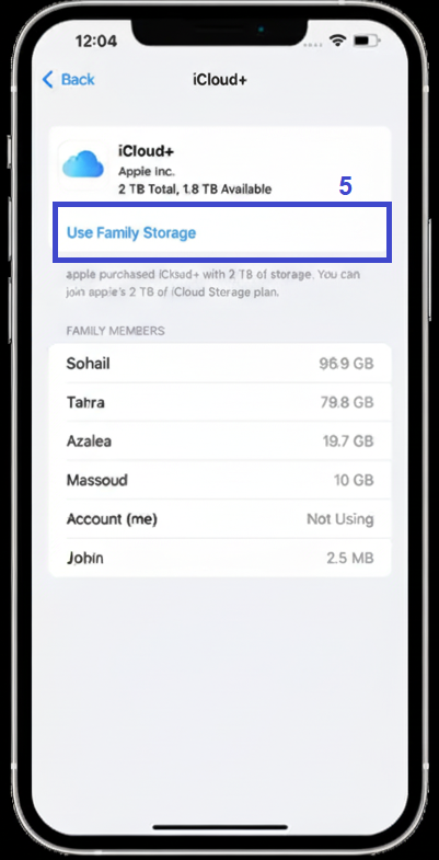 اشتراک‌گذاری با خانواد